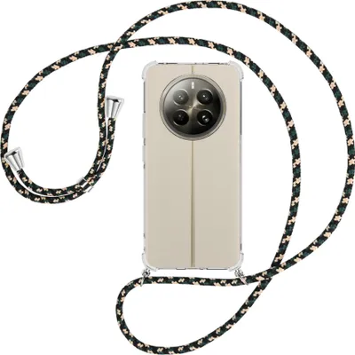 Produktbild von Handykette Backcover-Schutzhülle mit Band (Metall silberfarben) für Realme 12 Plus 5G / Narzo 70 Pro 5G - camouflage