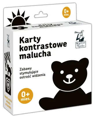 Produktbild von Kontrastkarten Kleinkind Teddybär 0m+, Captain Science