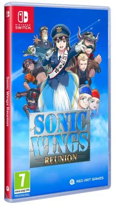 Produktbild von Red Art Games Sonic Wings Reunion, Nintendo Switch, Multiplayer-Modus, RP (Rating Pending)