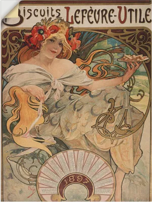 Produktbild von ARTland Wandbild, selbstklebend Kalenderillustration für Lefèvre-Utile Größe: 30x40 cm