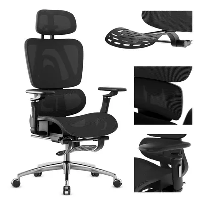 Image de MARK ADLER Expert 7.9 | Chaise de bureau ergonomique Chaise de bureau | Dossier réglable Appuie-tête | Repose-pieds | Réglage de la profondeur d'assise | Noir