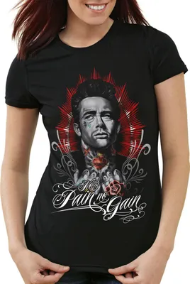 Produktbild von style3 Dean Tattoo Damen T-Shirt james rock tätowiert biker usa, Größe:M