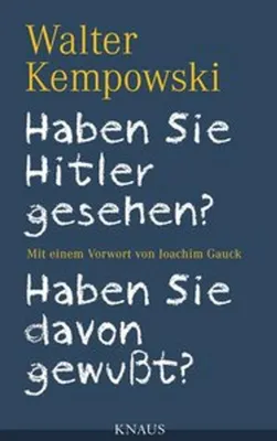 Zdjęcie produktu dla Haben Sie Hitler gesehen? Haben Sie davon gewußt?