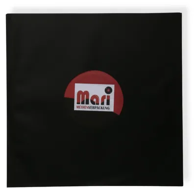 Produktbild von 12 Zoll LP Premium Innenhüllen anthrazit/schwarz Maxi Single Vinyl Schallplatten ungefüttert edles 80 g Papier 100 Stück