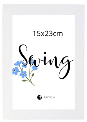 Produktbild von ERTOM Swing Fotorahmen 15x23 cm Weiß Modern