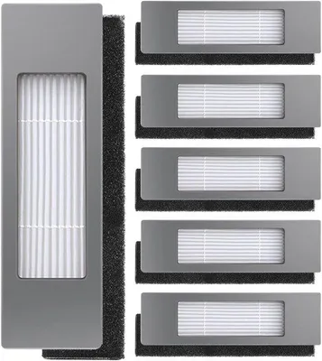 Imagen del producto de 6 filtros universales para aspiradora - Filtro total - Filtros para aspiradora, compatibles con varios modelos