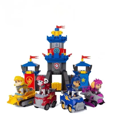 Produktbild von PAW Patrol – Hauptquartier-Turm mit 4 Fahrzeugen und Figuren