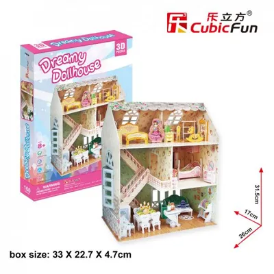 Obrázek produktu pro Puzzle 3D Dreamy Domeček pro panenky Domek 20645 DANTE p16