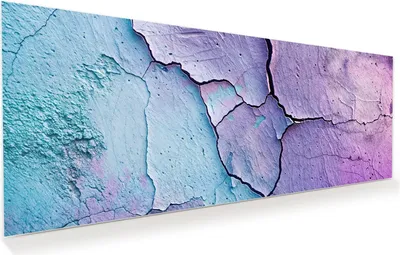Produktbild von Glasbild 150x60cm in XXL für Wohnzimmer, Schlafzimmer Motiv Rissige Oberfläche