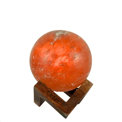 Produktbild von Orakl® - Dimmbare Salzlampe Luna - 3-4 KG - 100% echtes Salz - Salzkristall-Lampe - Salzstein