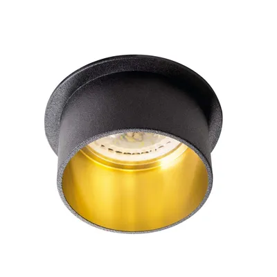 Produktbild von Kanlux SPAG 27322 Einbaurahmen Dekoring GU5,3/GU10 schwarz, gold
