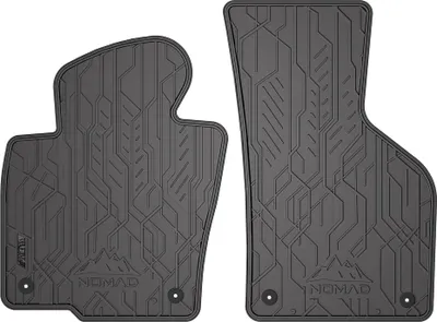 Zdjęcie produktu dla Gumowe dywaniki samochodowe do VW Passat CC 2008-2012 Gumowe czarne 2szt
