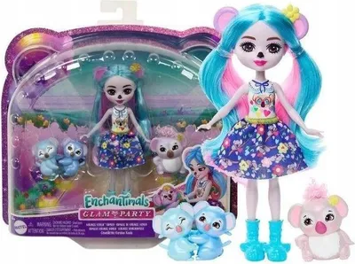 Obrázek produktu pro Enchantimals Glam Party HXT08, Módní panenka, Ženy, 4 rok/roky, Chlapec/děvče, 170 mm, Vícebarevný