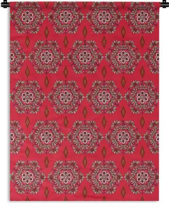 Produktbild von MuchoWow® Wandteppich Wandbehang Mandala - Muster - Blume 150x200 cm Tapisserie Dekoration Wandtuch - Wandaufhängung - Moderner