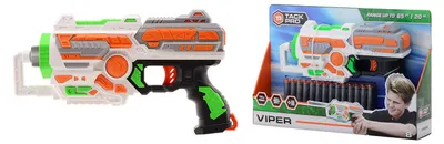 Obrázok produktu pre Hračka – pištoľ Tack Pro Blaster Viper s 14 šípkami, 30 cm, z penového materiálu