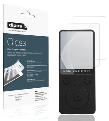 Image de 2x Protection ecrán pour Synclum QS123 mat Verre souple Film Protecteur 9H dipos