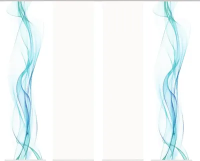 Produktbild von Schiebegardine Digitaldruck Haze blau 4er-Set 60x245 cm