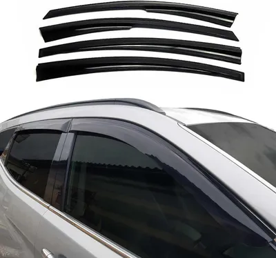 Produktbild von Windabweiser Regenabweiser für Opel Mokka 2012-2020 Acryl Dunkel 4x