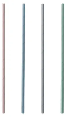 Produktbild von 200 Papstar Trinkhalme, Papier Ø 6 mm, 21 cm farbig sortiert 88332