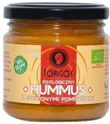 Produktbild von Hummus mit sonnengetrockneten Tomaten 185g IORGOS