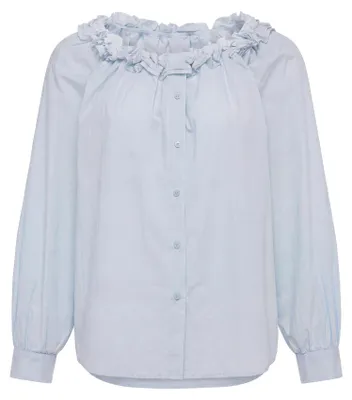 Image de BIANY - Chemisier pour femmes - Bleu - Taille S