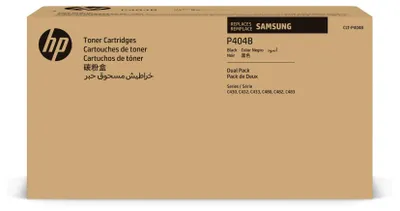Immagine prodotto di Cartuccia toner HP Samsung CLT-P404B, confezione da 2, nero