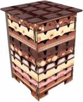 Immagine prodotto di Werkhaus Photohocker SH8242 Cioccolato 295 x 295 x 420 mm