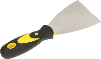 Zdjęcie produktu dla Szpachelka malarska KOTARBAU® ze stali nierdzewnej Szpachelka tynkarska 80 mm Szpachelka uniwersalna Skrobak do zdejmowania palet Nóz z gumowym uchwytem