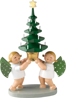 Immagine prodotto di Wendt & Kühn 'Gruppo di angeli con albero - 13 cm'