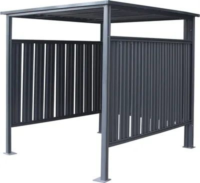 Produktbild von Westmann Metall Fahrradgarage & Raucherunterstand Anthrazit 203x180x210 cm