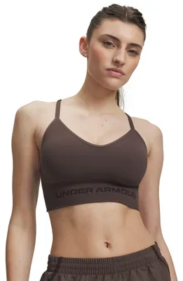 Obrázek produktu pro Podprsenka Under Armour Vanish Seamless, sportovní, s nízkou podporou, hnědá, velikost M, barva hnědá, velikost M