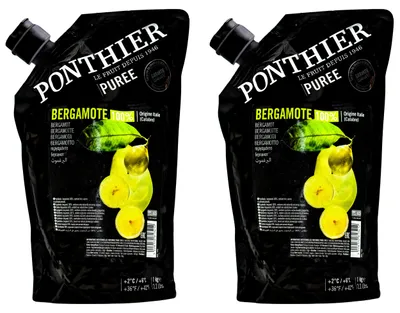 Produktbild von Ponthier BERGAMOTTEN PÜREE Zitrus-Frucht-Püree 2x 1KG