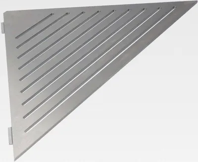Produktbild von Duschablage Basic Edelstahl gebürstet 400 mm