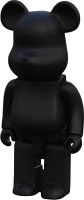 Produktbild von Bearbrick Bär 400% Indoor-Figur 28cm schwarz