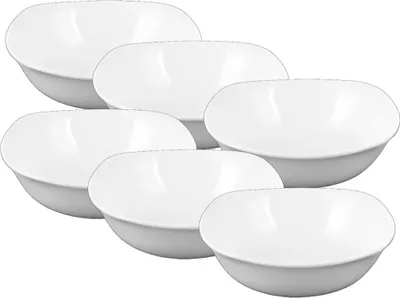 Zdjęcie produktu dla Zestaw 6 miseczek Wilmax, 345 ml, 14,5 cm, biała porcelana, WL-992000/A6