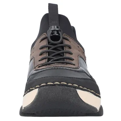 Produktbild von Rieker Damen Sneaker Ziernaht Halbschuh sportliche Sohle 45961, Größe:38 EU, Farbe:Schwarz
