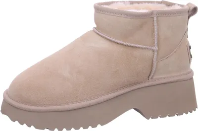 Produktbild von OOG Damen-Stiefelette Beige, Farbe:beige/schlamm, EU Größe:40