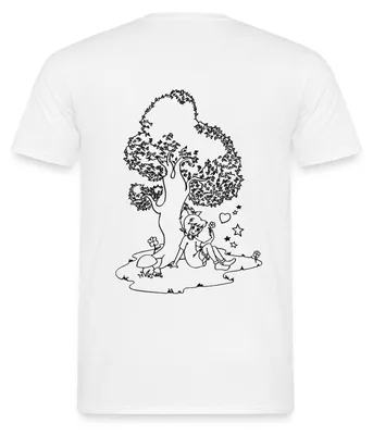 Produktbild von Spreadshirt Bibi Blocksberg Mit Bibi Und Großem Baum Männer T-Shirt, M, Weiß