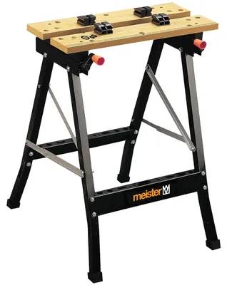 Produktbild von Werkbank Spanntisch Arbeitstisch - 150 kg Tragkraft - 605 x 640 x 785 mm - Klappbar - Schwarz