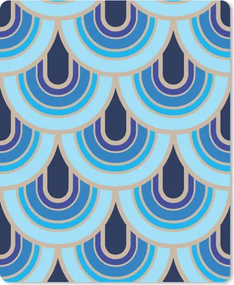 Produktbild von MuchoWow® Mauspad Mousepad Retro - Muster - Jugendstil 30x40 cm - Mousepads - Maus Mat - Pad - Mausunterlage - Mausmatten