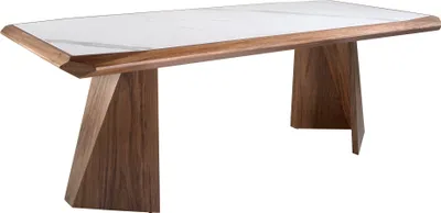 Obrázok produktu pre Angel Cerdá Jedálenský stôl Obdĺžnikový Porcelánový mramor z orecha 1106