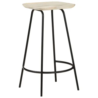 Immagine prodotto di vidaXL Sgabello da bar 2 pz. Legno massiccio di mango
