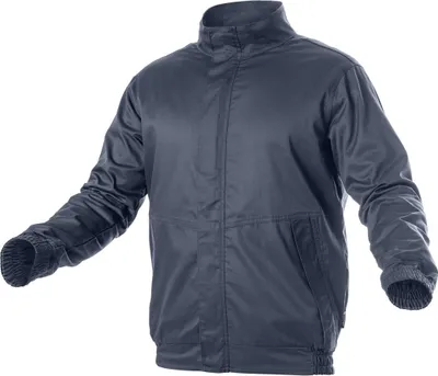 Produktbild von Högert Arbeitsjacke "Fabian" mit Reflektoren in Blau M