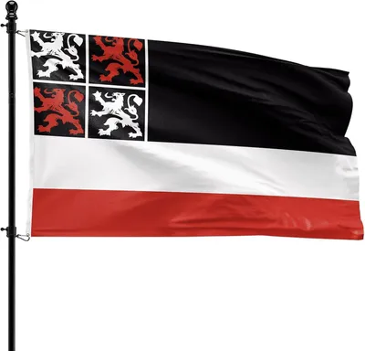 Imagen del producto de Bandera del municipio de Uitgeest, 90 x 150 cm, de poliéster, para asta de bandera