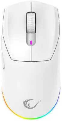 Image de Souris sans fil Rampage Prote M5 24000 DPI RGB LED 1K Hz blanche