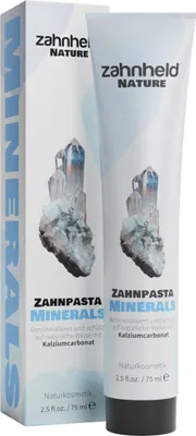 Produktbild von Zahnheld Nature Zahnpasta Minerals - Zahncreme mit Fluorid (75 ml (2er Pack)), starker Zahnschmelz, Naturkosmetik, vegan und ohne Mikroplastik