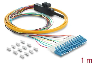 Produktbild von DeLOCK 91050, 1 m, 12x LC, Pigtail