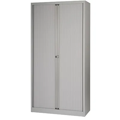 Produktbild von BISLEY Rollladenschrank EuroTambour Maße: 100 x 198 x 43 cm (B x H x T) Anzahl der Fachböden: 4 Fachböden
