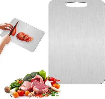 Image de Planche à découper en acier pour la cuisine : hygiène et sécurité