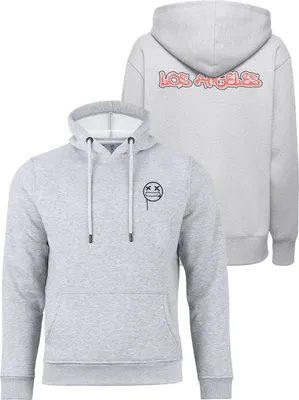Produktbild von Cotton Prime® Hoodie Street Art Los Angeles - Weltenbummler Kollektion XL Grau-Melange